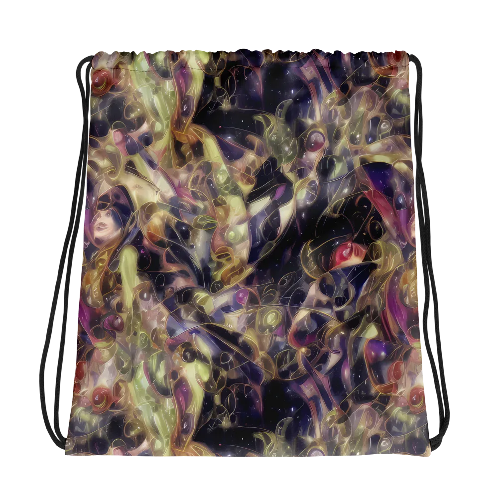 Galactic Drapery on Drawstring Bag — Photo