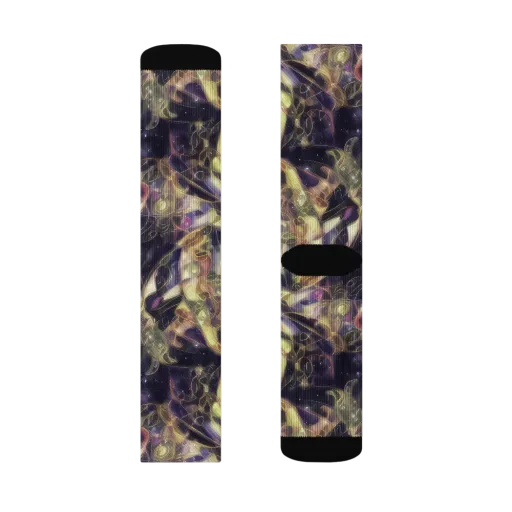 Galactic Drapery on a Socks