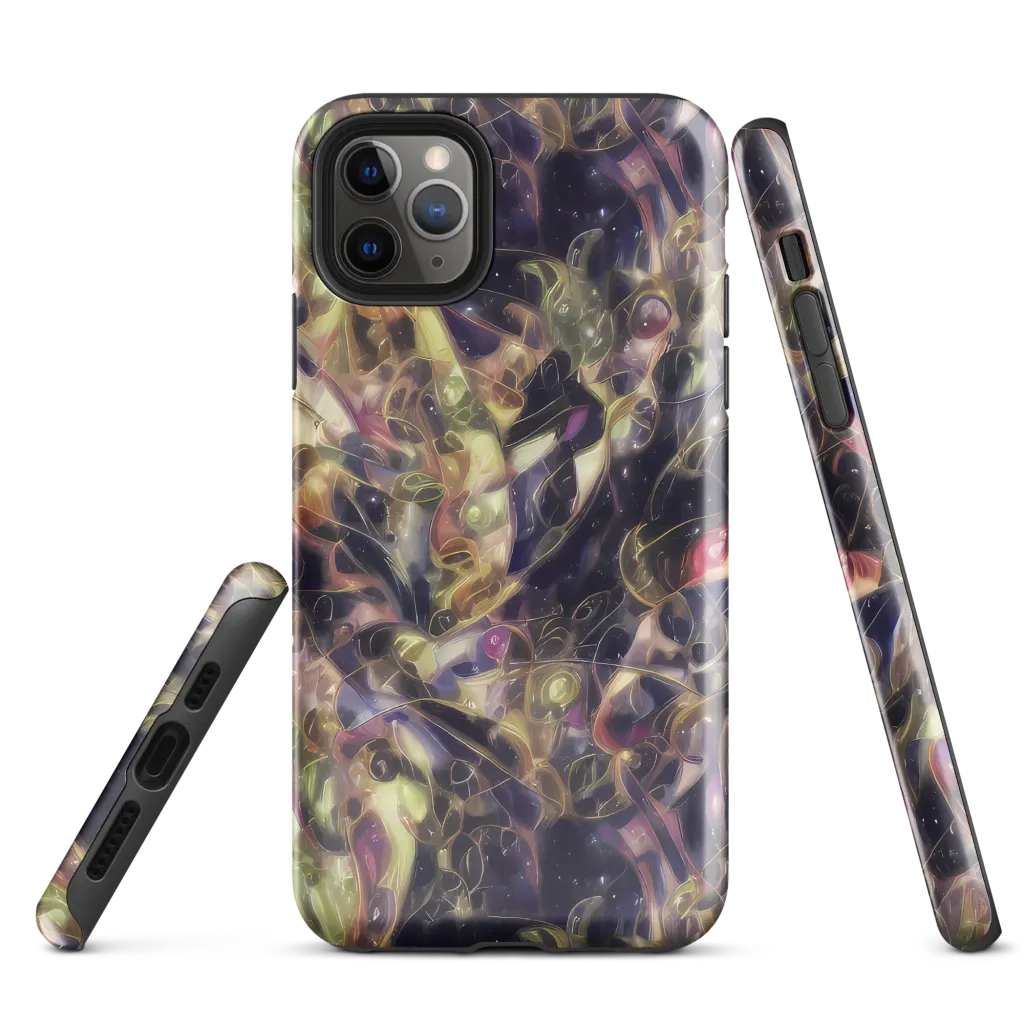 Galactic Drapery on Tough Case for iPhone® — Front