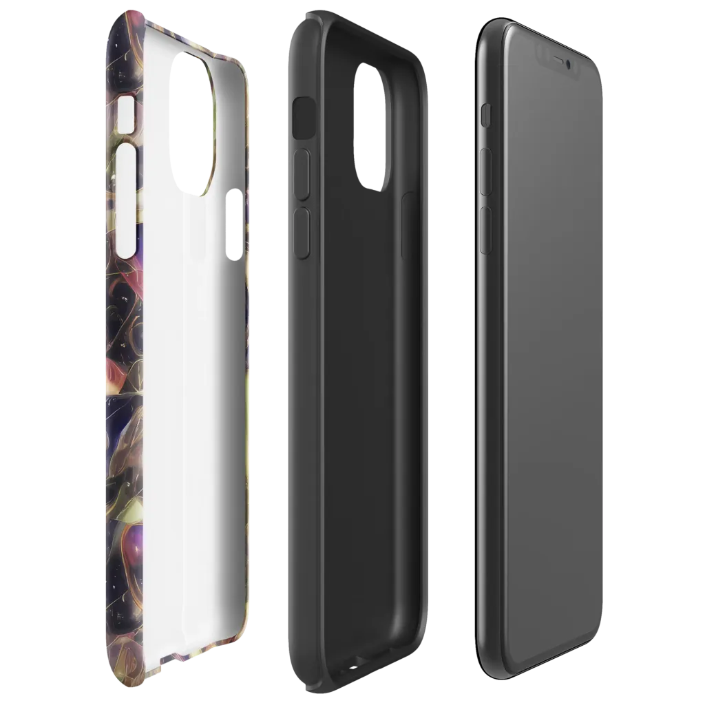 Galactic Drapery on Tough Case for iPhone® — Right