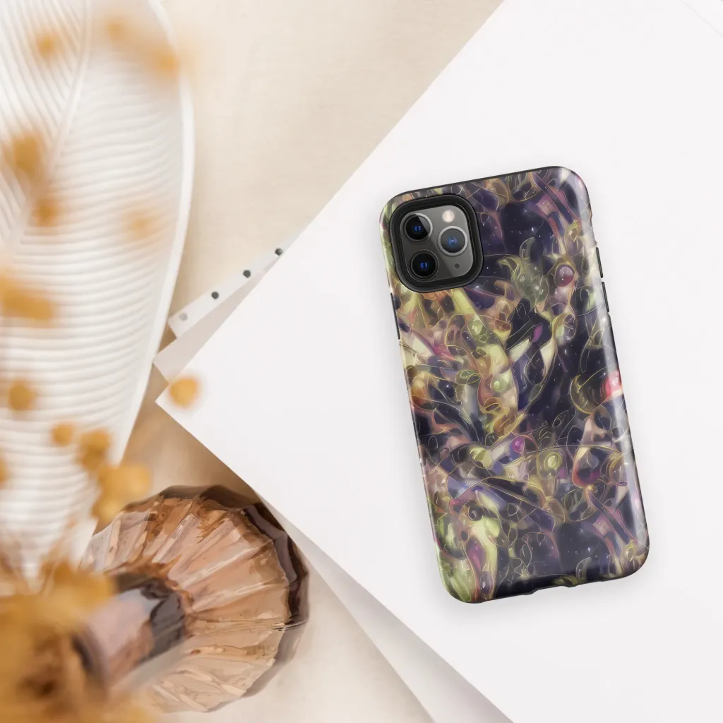 Galactic Drapery on Tough Case for iPhone® — Front