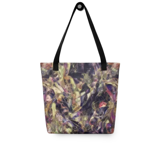 Galactic Drapery on a Tote Bag