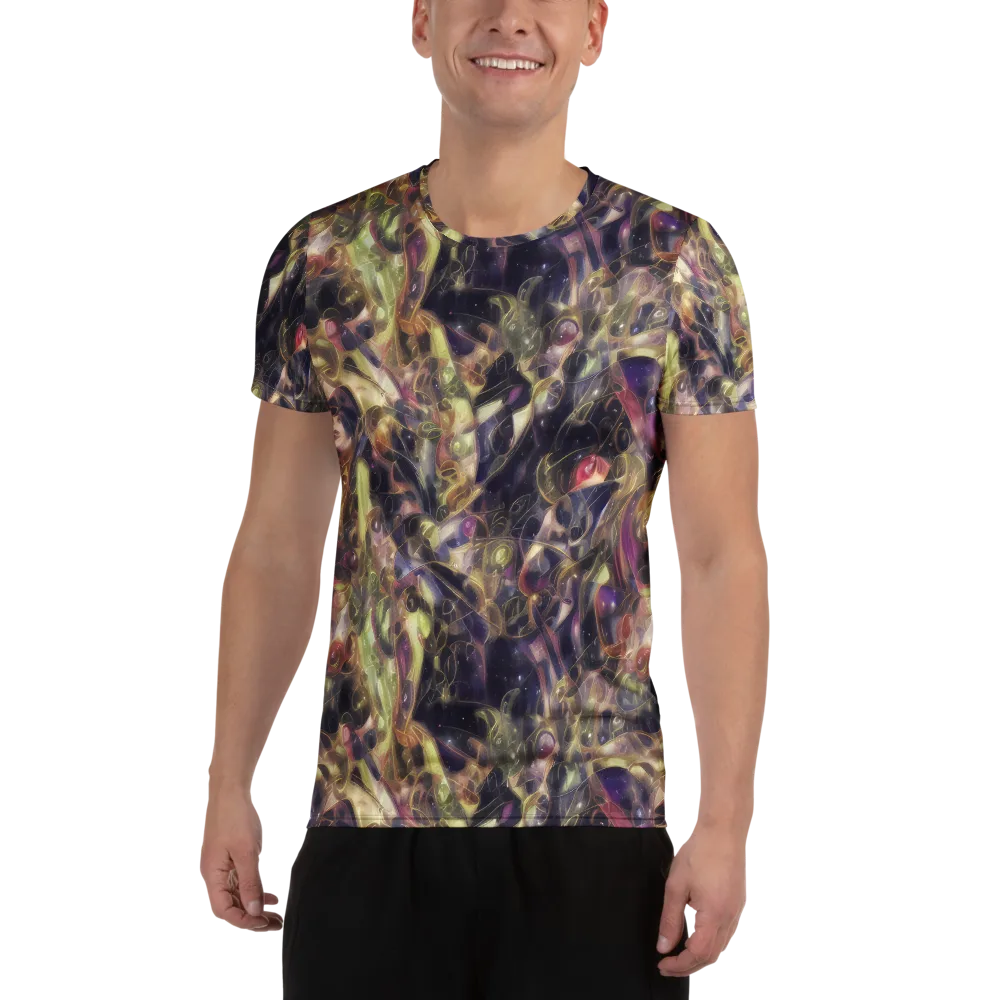 Galactic Drapery on Men's Athletic T-Shirt — Front