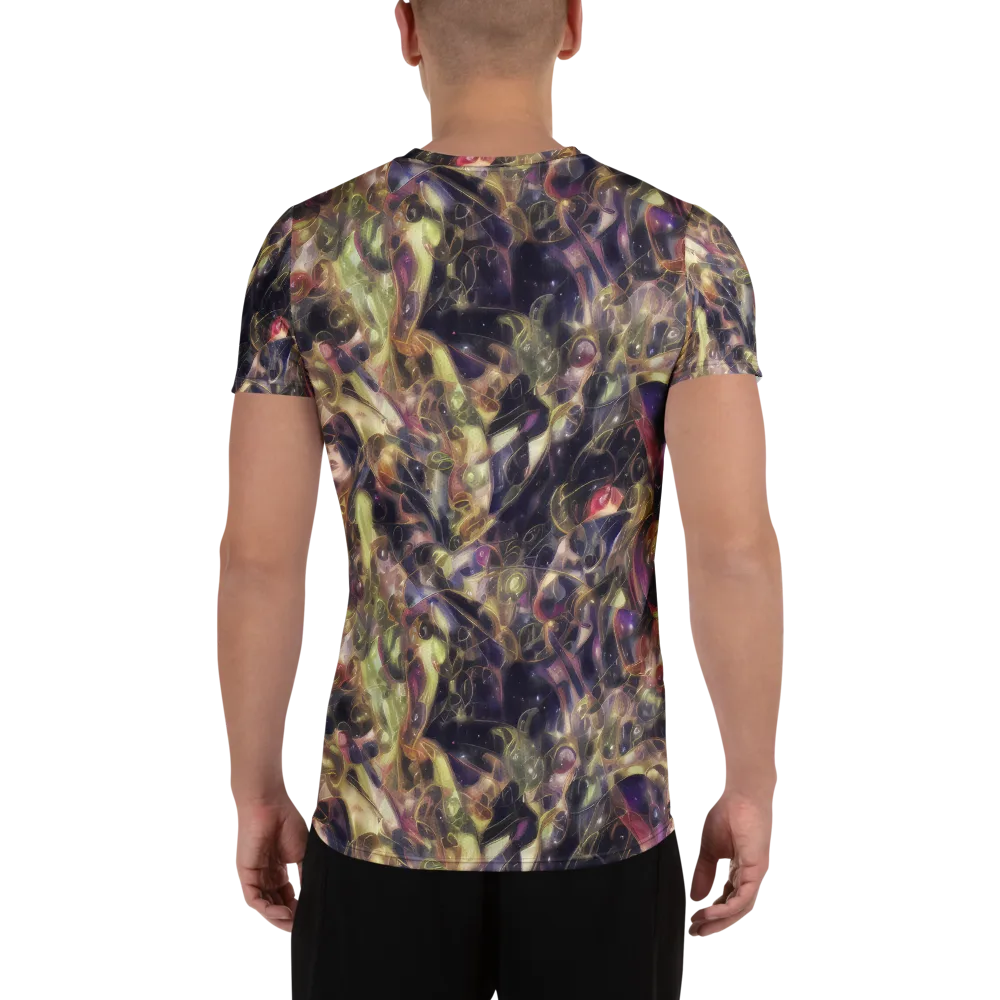 Galactic Drapery on Men's Athletic T-Shirt — Back