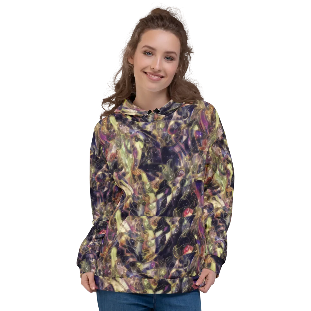 Galactic Drapery on Hoodie — Front