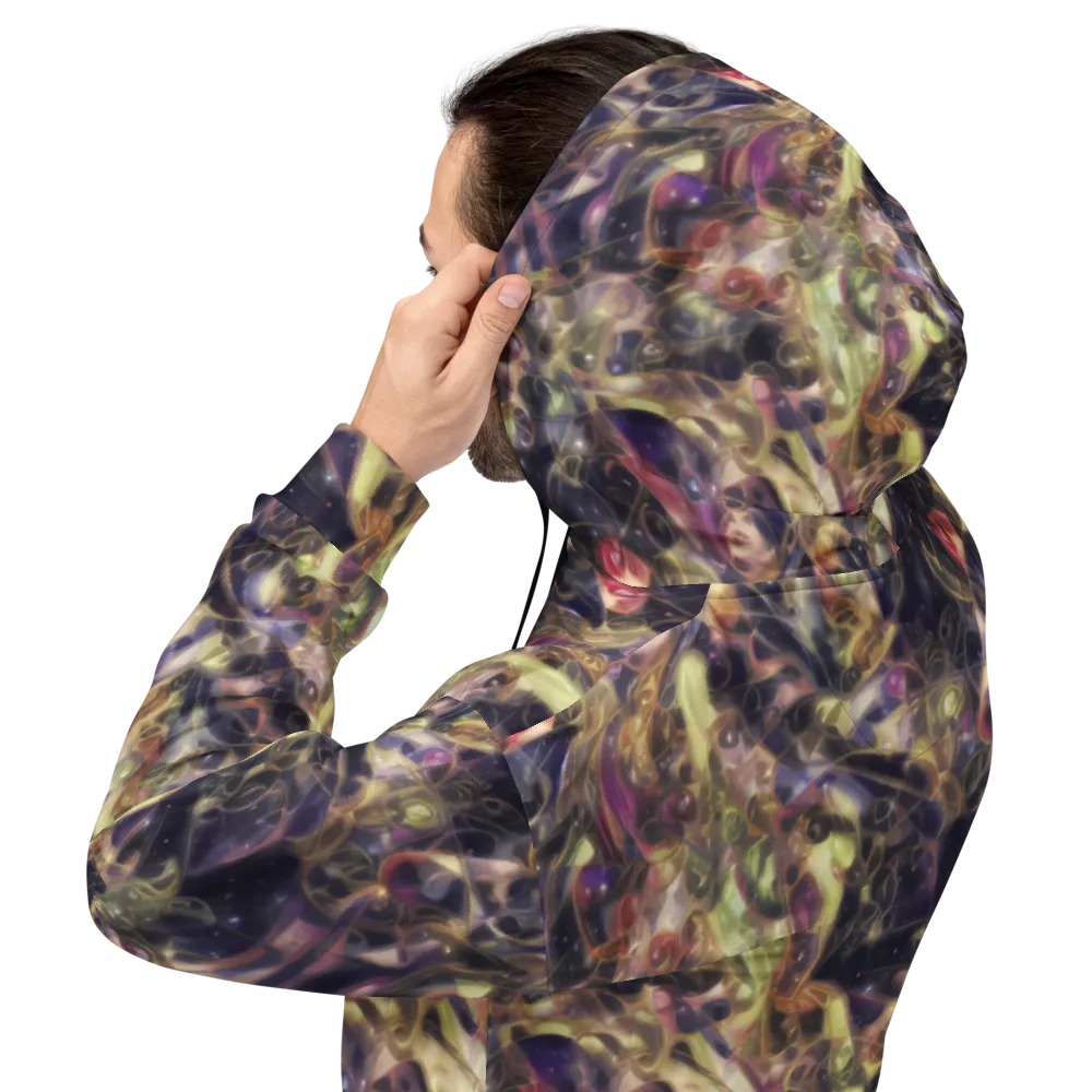 Galactic Drapery on Hoodie — Back