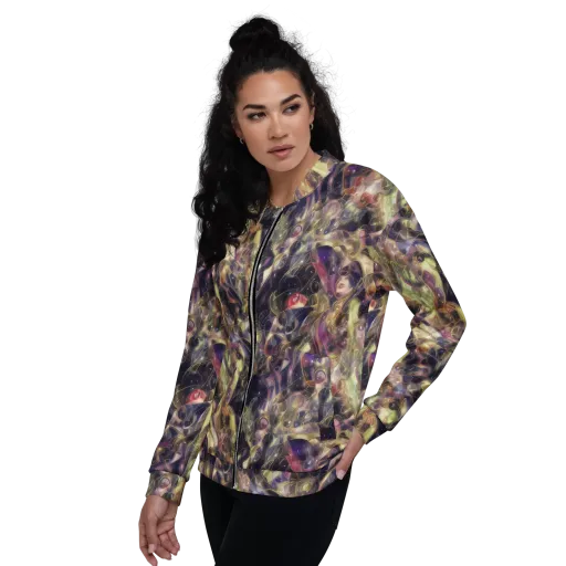 Galactic Drapery on a Bomber Jacket