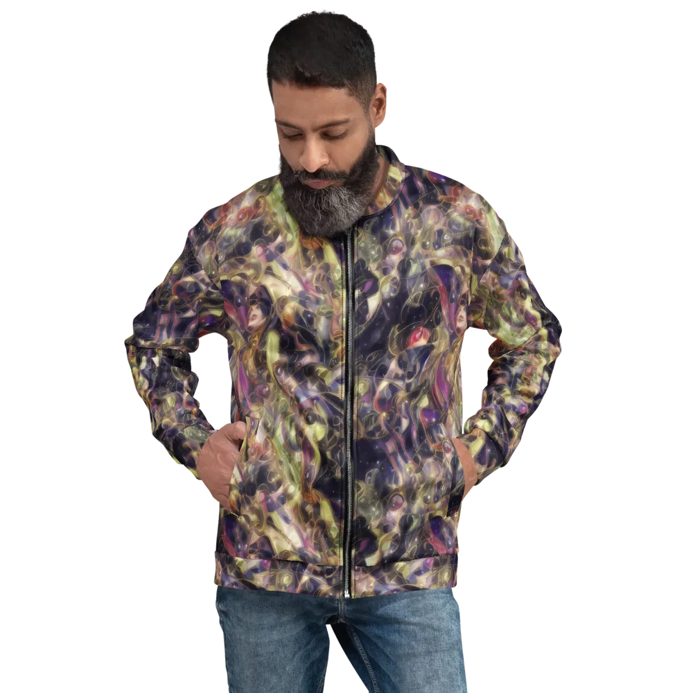 Galactic Drapery on Bomber Jacket — Front