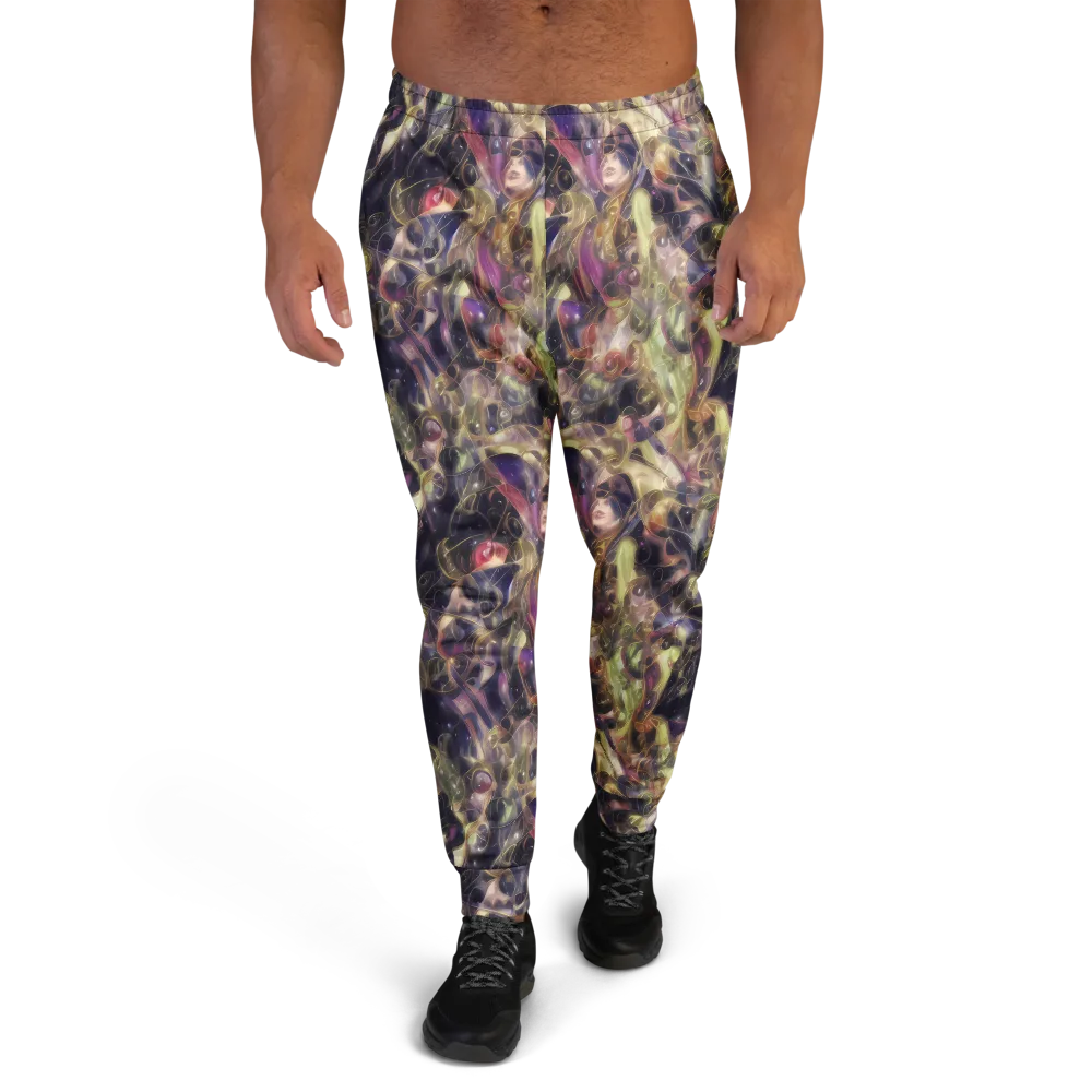 Galactic Drapery on Men's Joggers — Front
