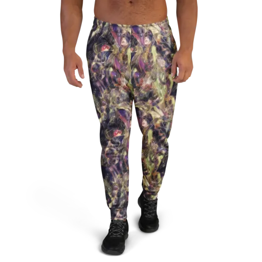 Galactic Drapery on a Men's Joggers