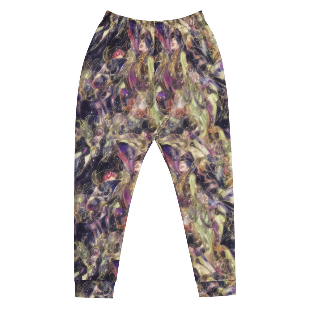 Galactic Drapery on Men's Joggers — Front