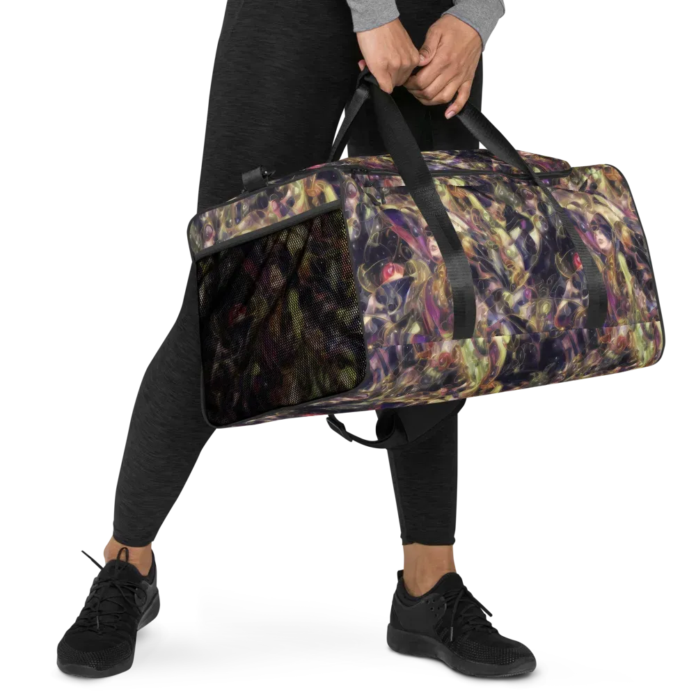 Galactic Drapery on Duffle Bag — Right Front