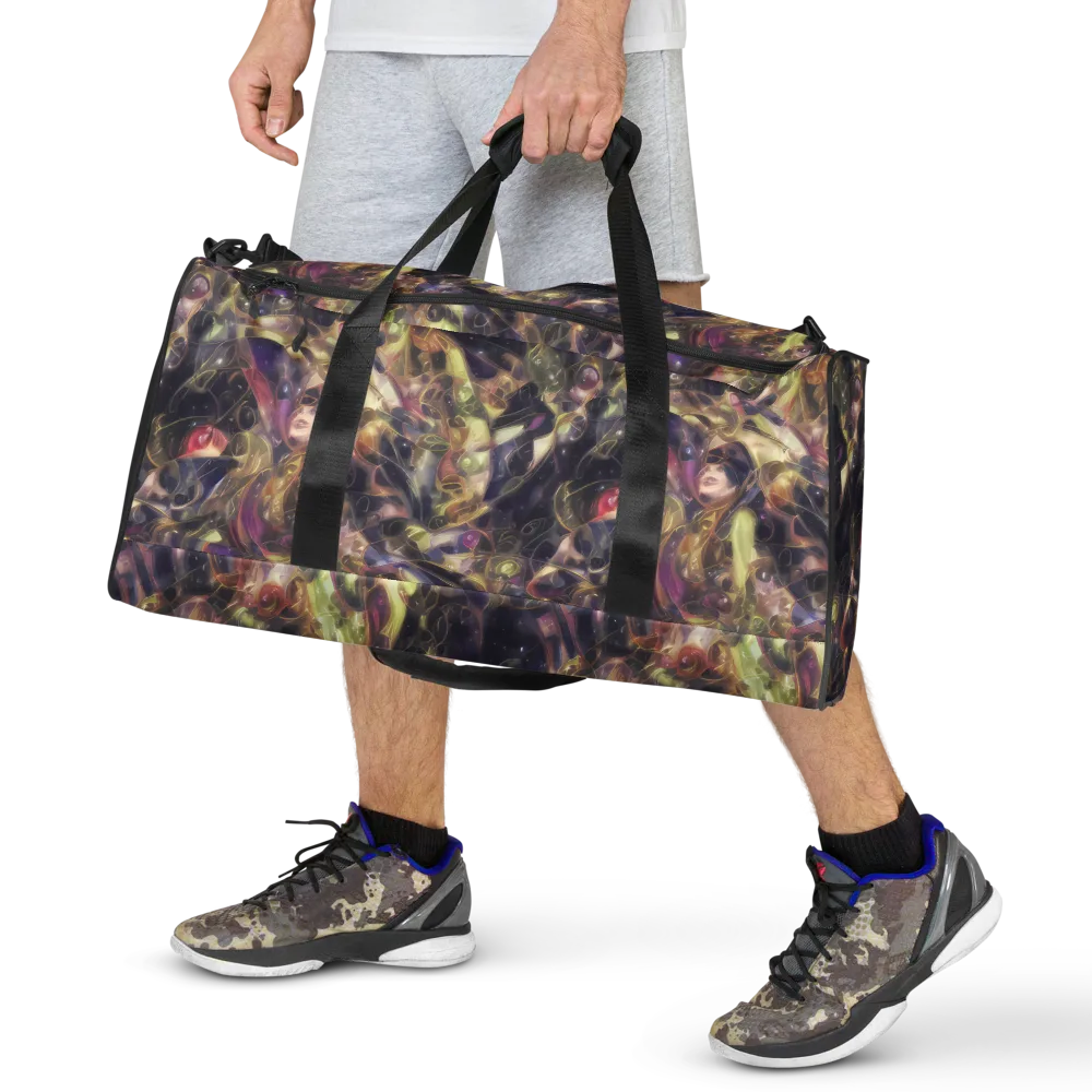 Galactic Drapery on Duffle Bag — Front