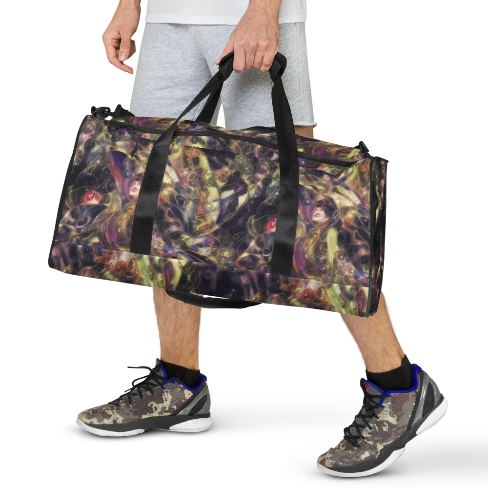 Galactic Drapery on Duffle Bag — Front