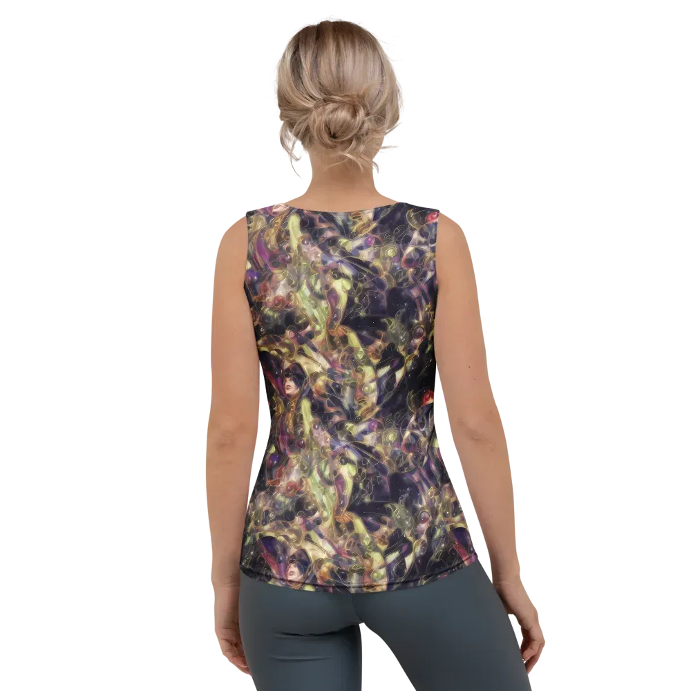 Galactic Drapery on Women's Tank Top — Back