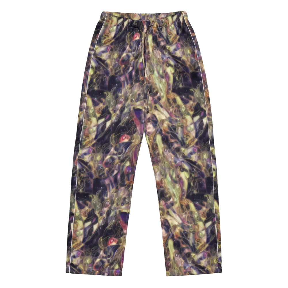 Galactic Drapery on Women's Pajama Pants — Front