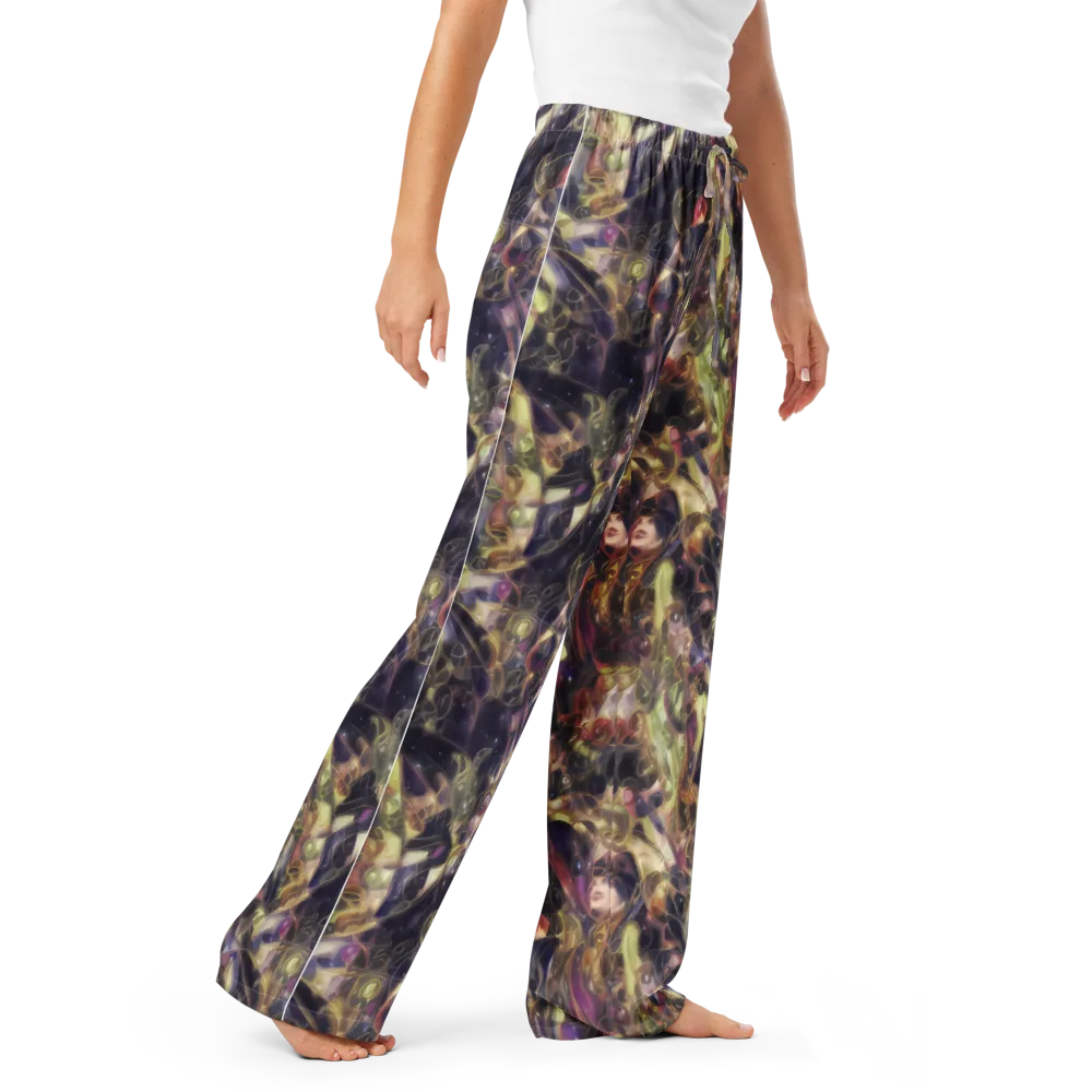 Galactic Drapery on Women's Pajama Pants — Right Front