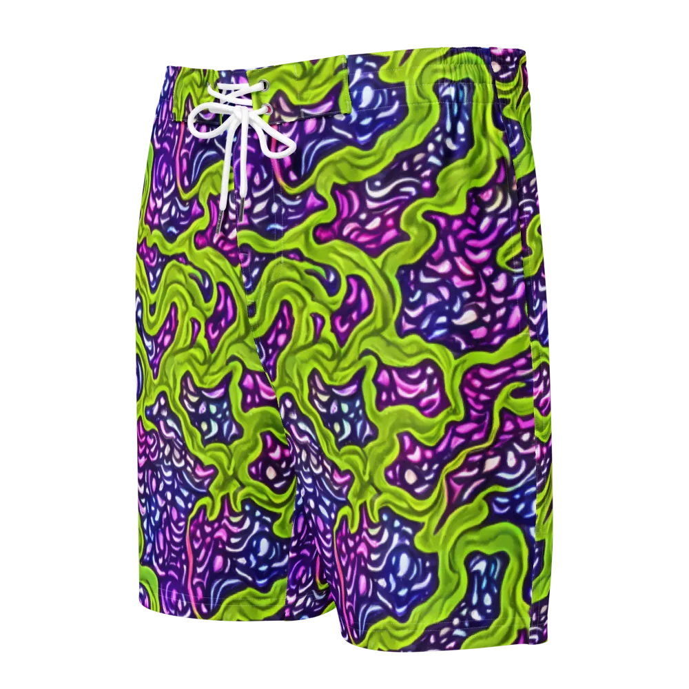 Ultraviolet Swell on Men's Board Shorts — Front