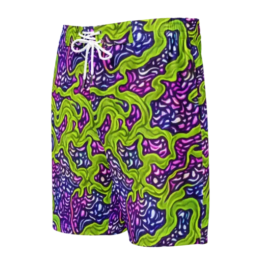Ultraviolet Swell on a Men's Board Shorts