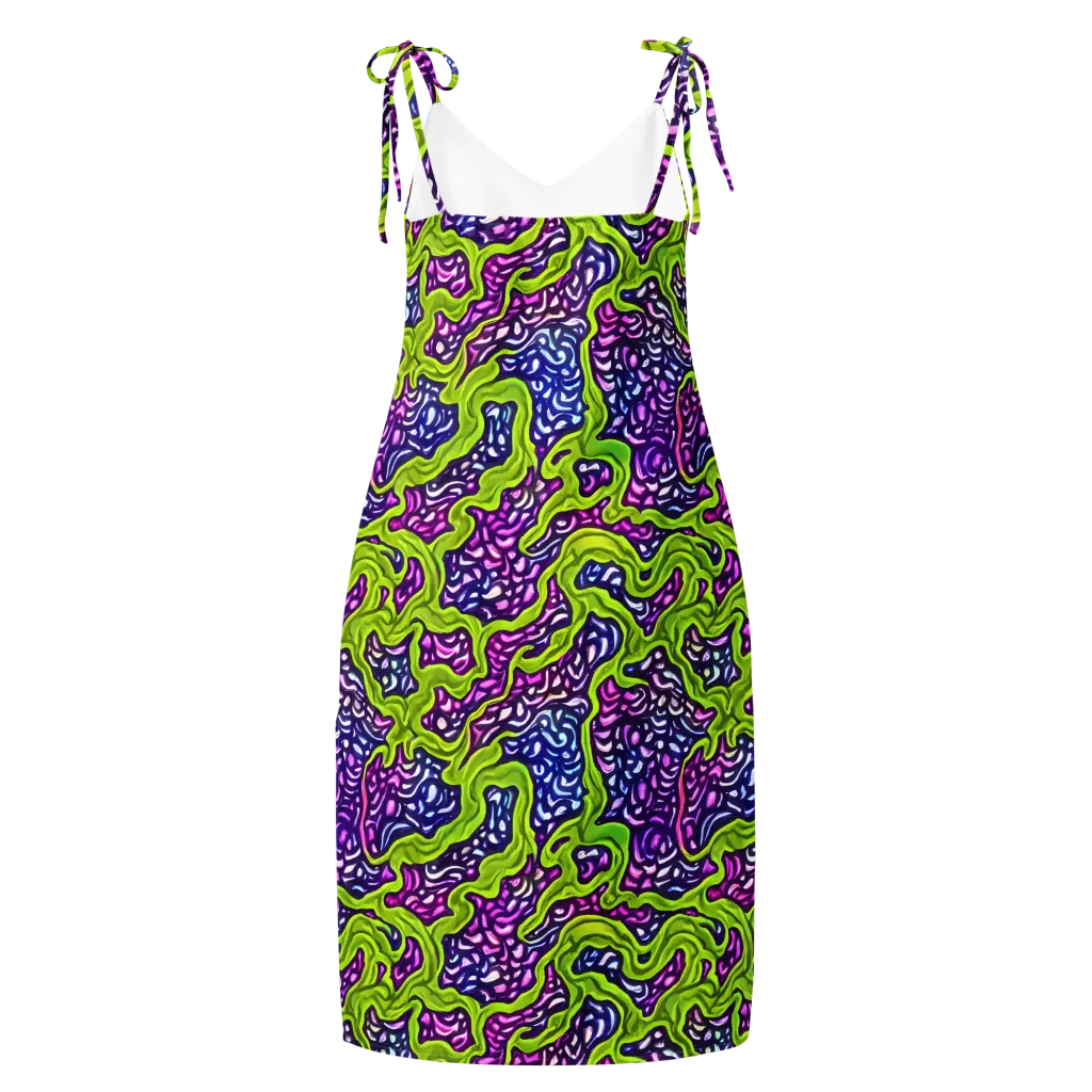 Ultraviolet Swell on Slip Dress — Back