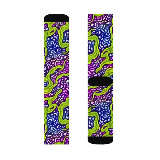Ultraviolet Swell on a Socks