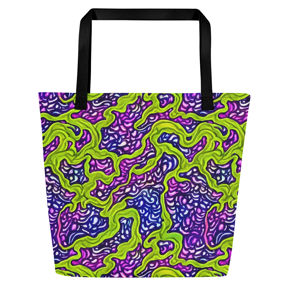 Ultraviolet Swell on Large Tote Bag W/ Pocket — Front