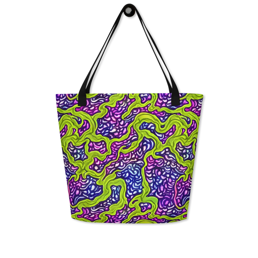 Ultraviolet Swell on Large Tote Bag W/ Pocket — Front