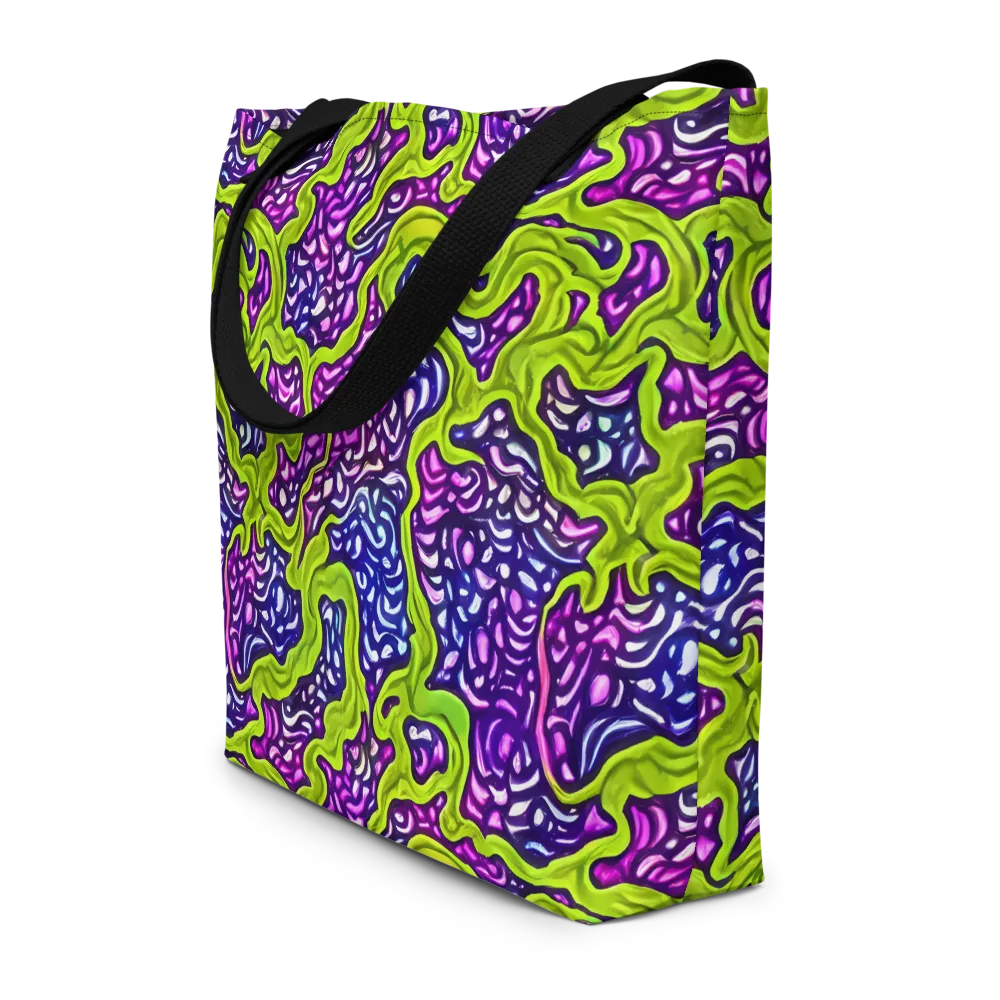 Ultraviolet Swell on Large Tote Bag W/ Pocket — Front