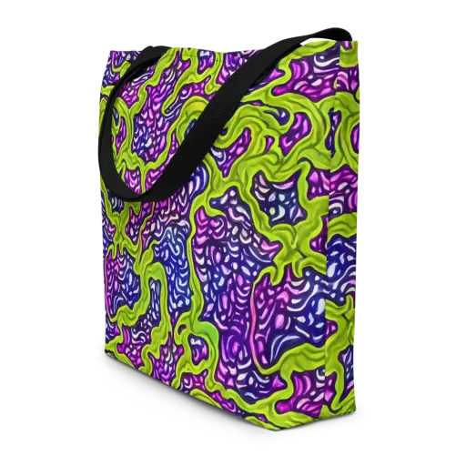 Ultraviolet Swell on a Large Tote Bag W/ Pocket