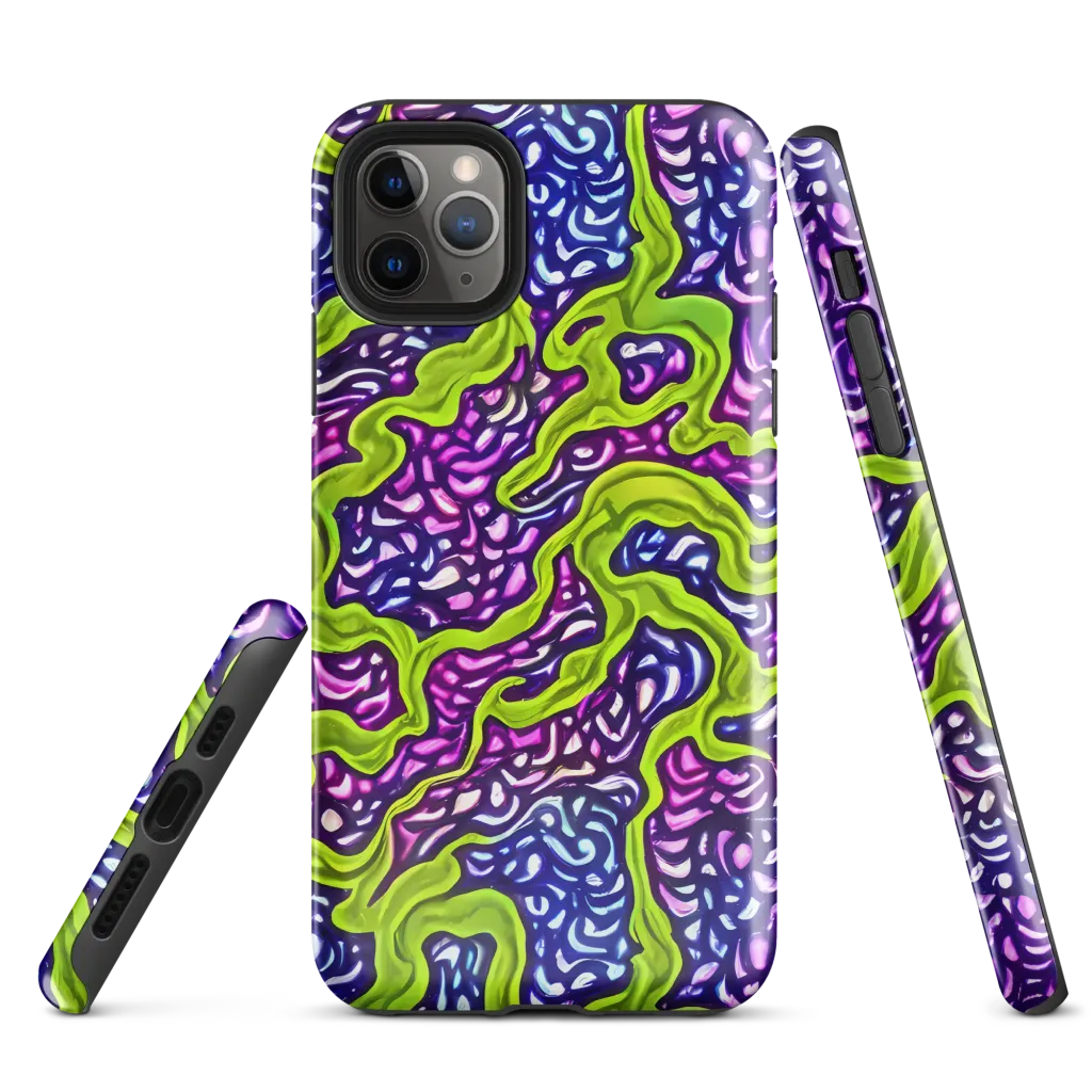 Ultraviolet Swell on Tough Case for iPhone® — Front
