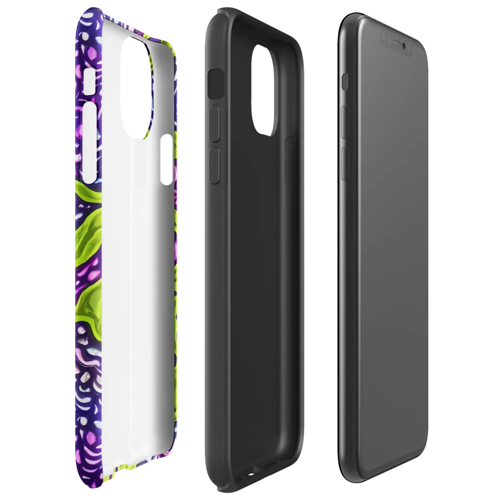 Ultraviolet Swell on Tough Case for iPhone® — Right