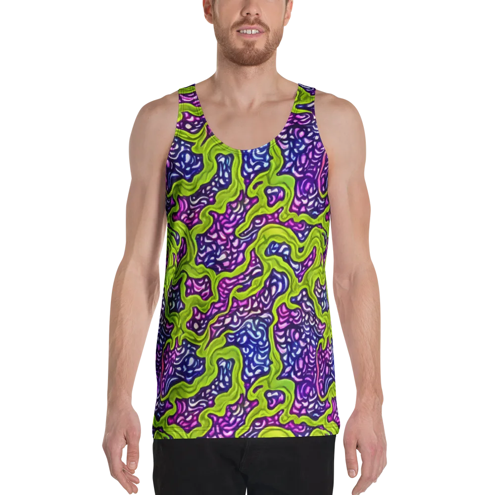 Ultraviolet Swell on Men's Tank Top — Front