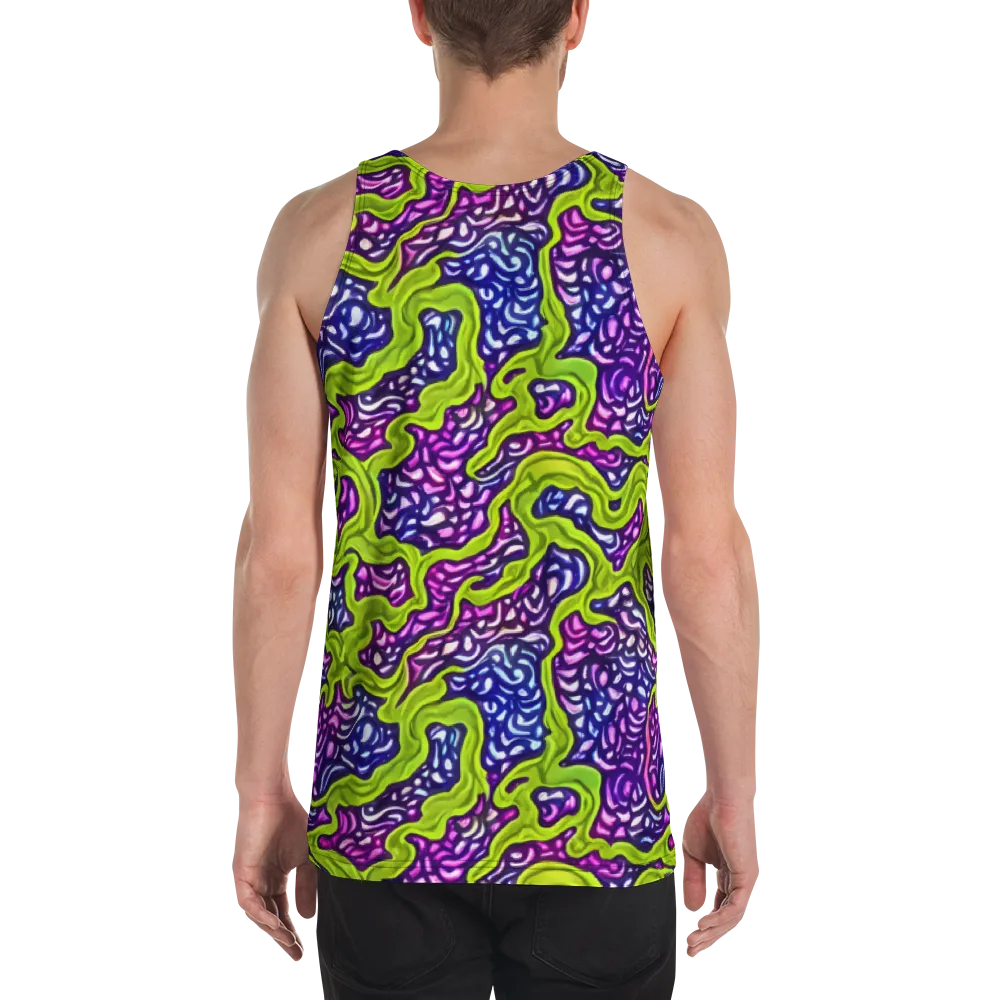 Ultraviolet Swell on Men's Tank Top — Back