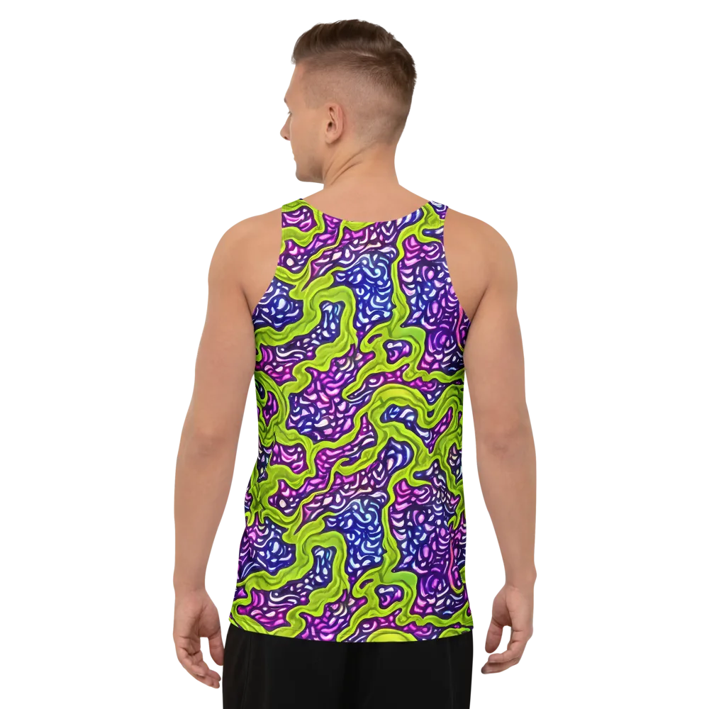 Ultraviolet Swell on Men's Tank Top — Back