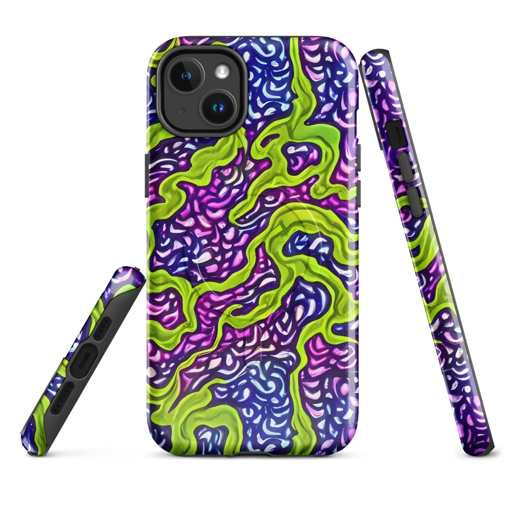Ultraviolet Swell on MagSafe Tough Case for iPhone® — Front