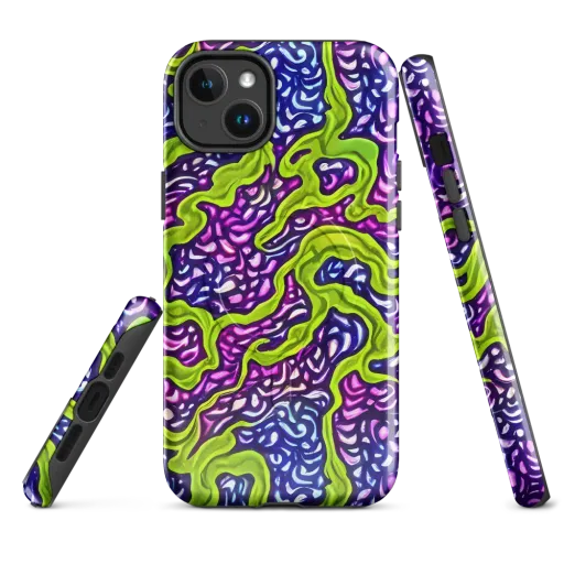 Ultraviolet Swell on a MagSafe Tough Case for iPhone®