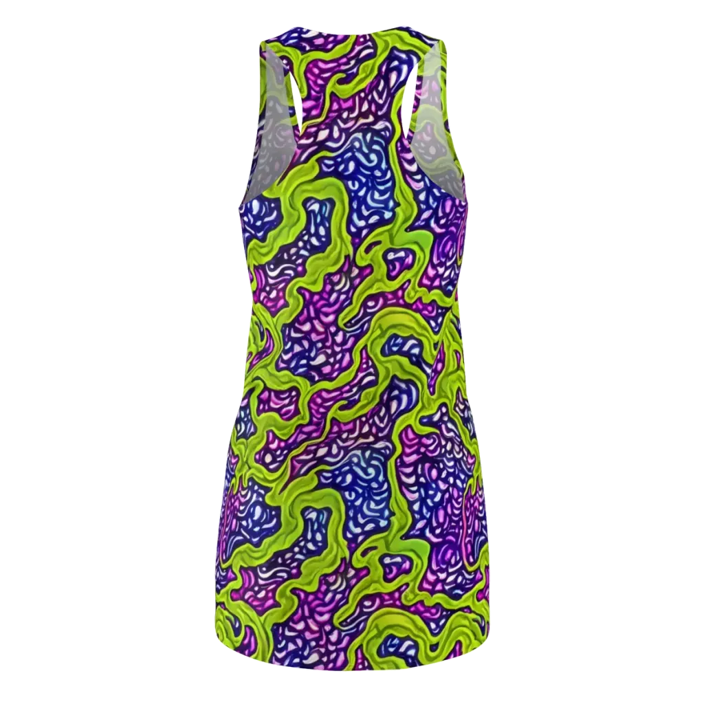 Ultraviolet Swell on Racerback Dress — Back