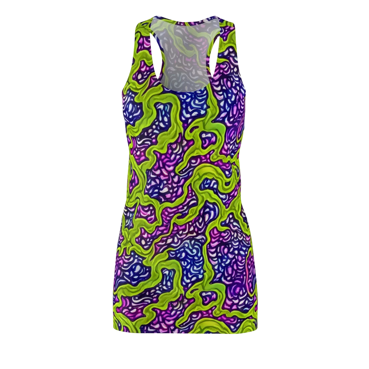 Ultraviolet Swell on Racerback Dress — Front