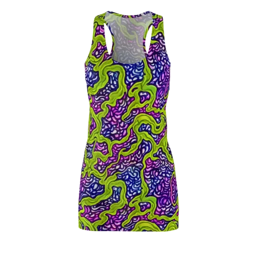 Ultraviolet Swell on a Racerback Dress