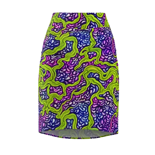 Ultraviolet Swell on a Pencil Skirt