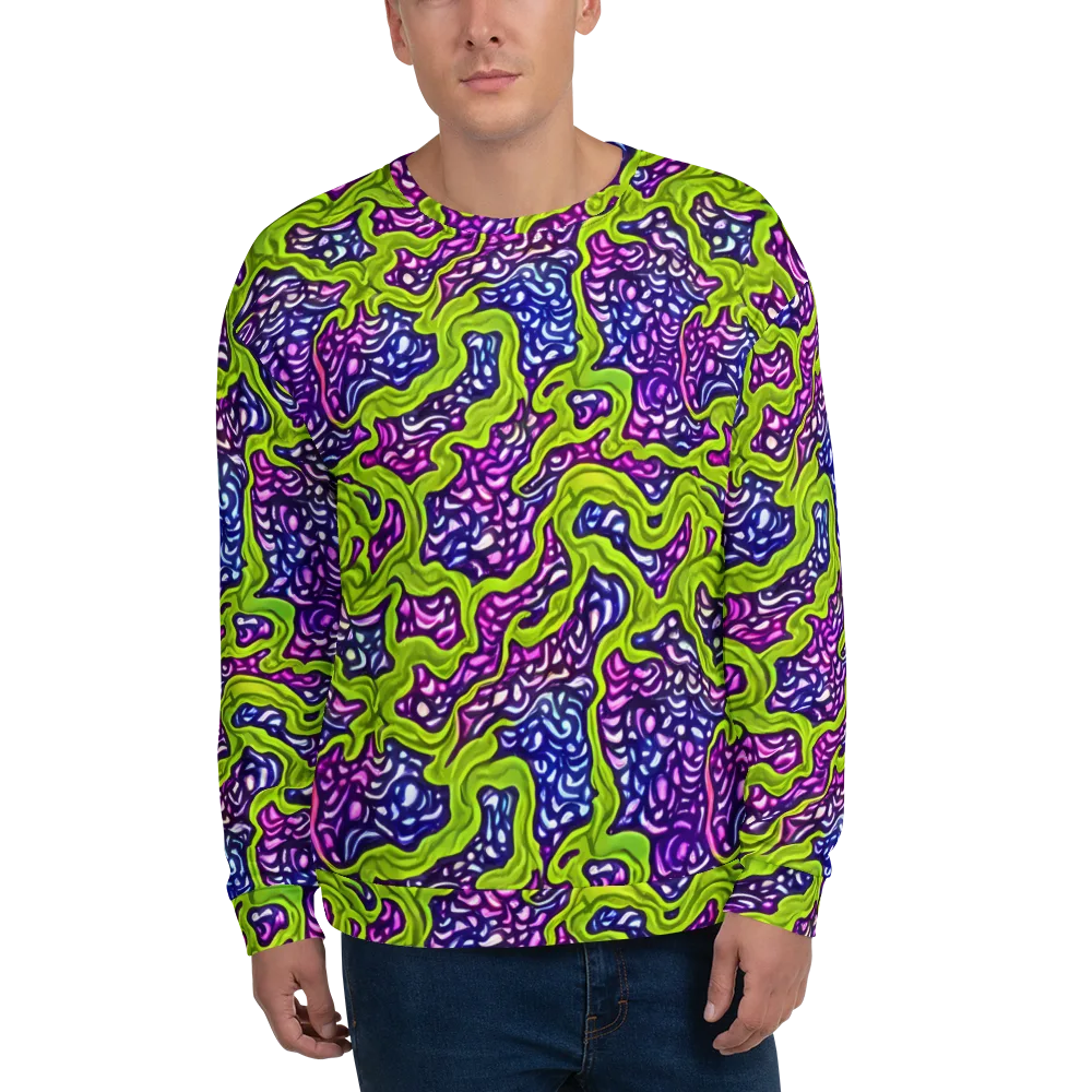 Ultraviolet Swell on Sweatshirt — Front