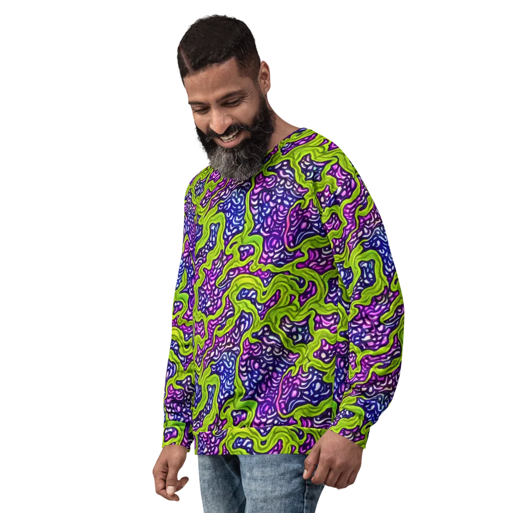 Ultraviolet Swell on Sweatshirt — Left Front