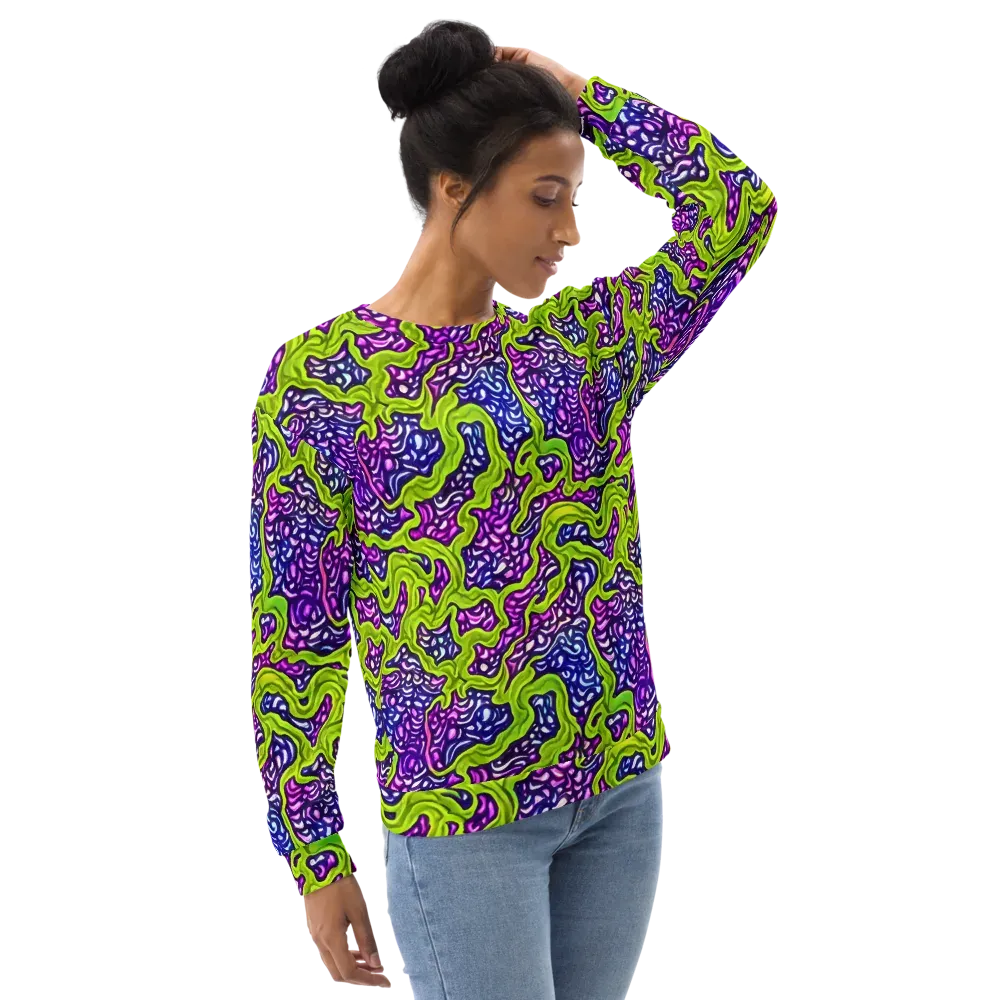 Ultraviolet Swell on Sweatshirt — Right Front