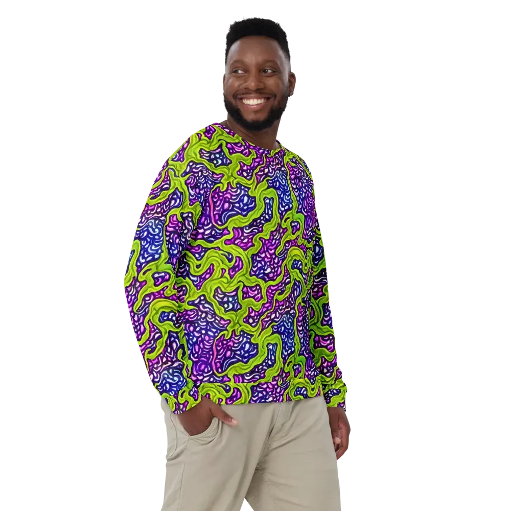 Ultraviolet Swell on Sweatshirt — Front