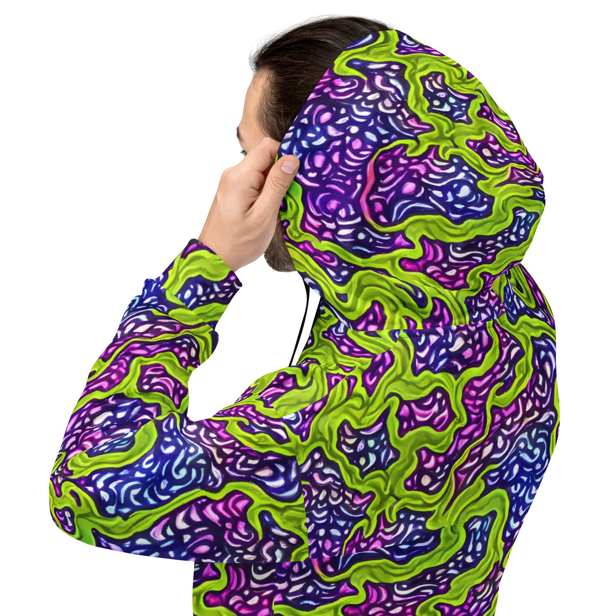 Ultraviolet Swell on Hoodie — Back