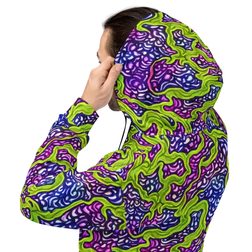 Ultraviolet Swell on a Hoodie