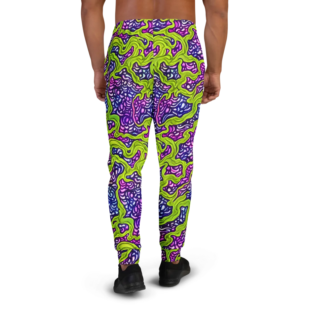 Ultraviolet Swell on Men's Joggers — Back