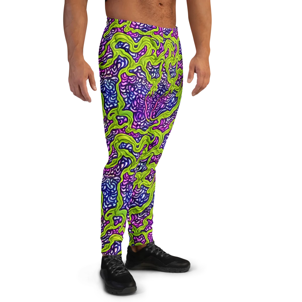 Ultraviolet Swell on Men's Joggers — Right