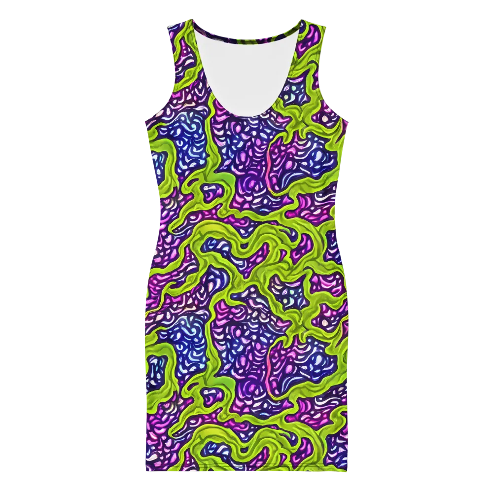 Ultraviolet Swell on Bodycon Dress — Front