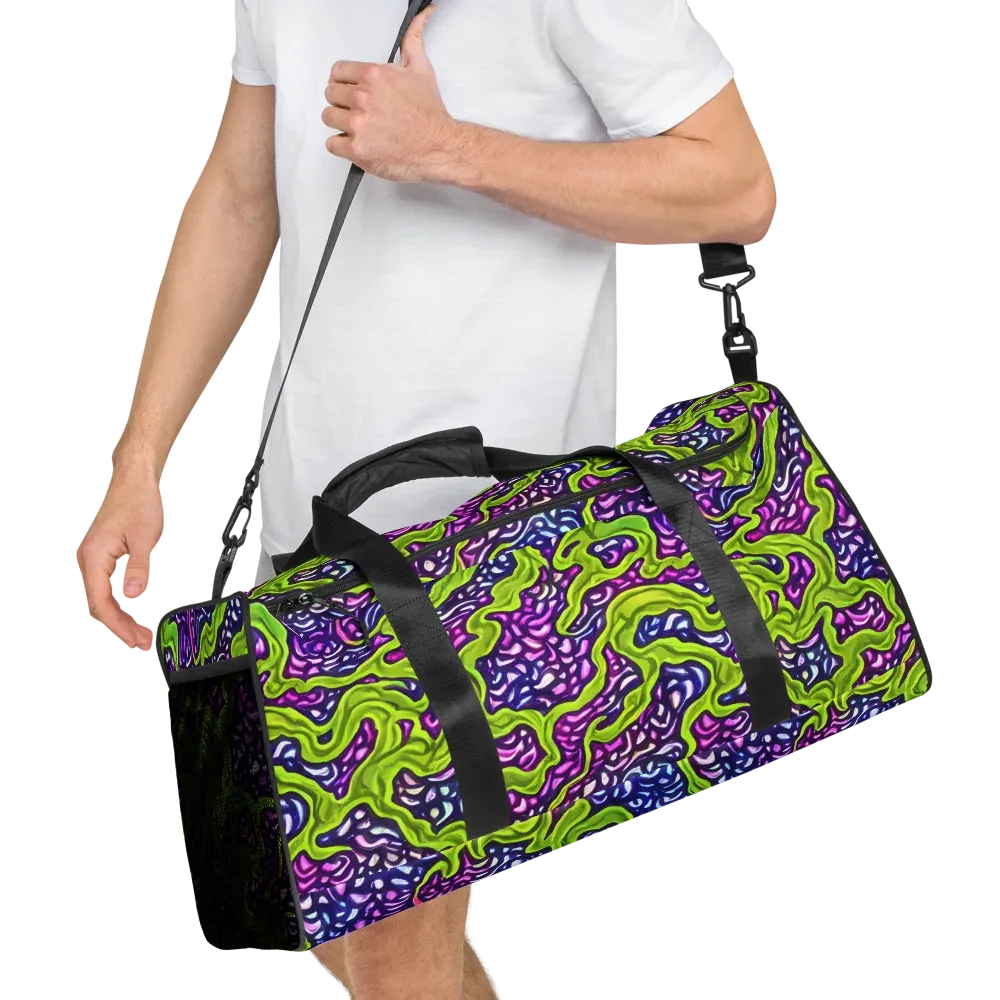 Ultraviolet Swell on Duffle Bag — Right Front
